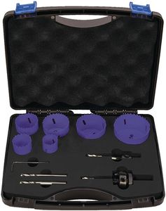 Promat Gatenzagenset | 10-delig 22-68 mm | snijdiepte 38 mm HSS-Co8 - 4000800192 4000800192