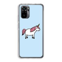 Eenhoorn: Xiaomi Redmi Note 10 Pro Transparant Hoesje