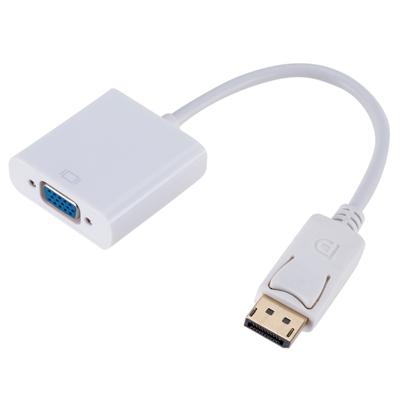 Display Port male naar VGA Female Converter lengte: 20cm (wit)
