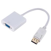 Display Port male naar VGA Female Converter lengte: 20cm (wit)