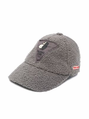 Bobo Choses cardigan en polaire à patch logo - Gris
