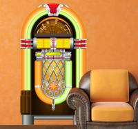Muursticker Vintage Jukebox