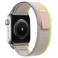 Tech-Protect Apple Watch Ultra 2/Ultra/9/8/SE (2022)/7/SE/6/5/4/3/2/1 Nylon Riem - 49mm/45mm/44mm/42mm - Beige - thumbnail