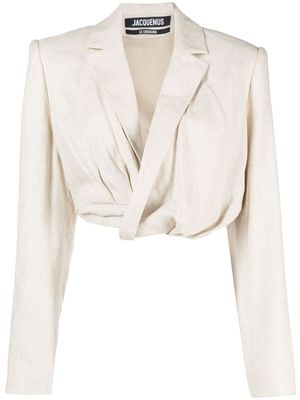 Jacquemus Cropped blazer - Beige Jacquemus Cropped blazer - Beige