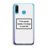I'm dope: Huawei P30 Lite Transparant Hoesje