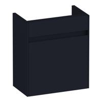 Brauer Inspire Fonteinkast - 40 cm - met 1 Deur Greeploos Linksdraaiend - Mat Zwart