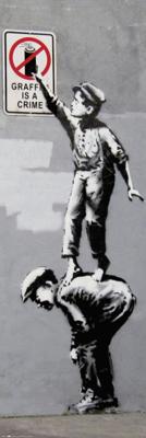 Poster Brandalised Grafitti is a Crime 53x158cm