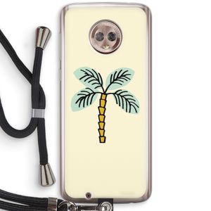 Palmboom: Motorola Moto G6 Transparant Hoesje met koord