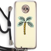 Palmboom: Motorola Moto G6 Transparant Hoesje met koord
