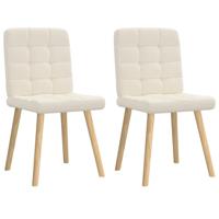 Eetkamerstoelen 2 st linnen