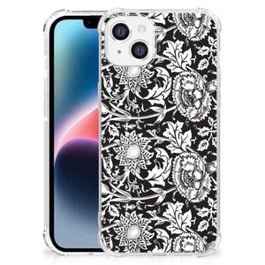 Apple iPhone 14 Plus Case Black Flowers