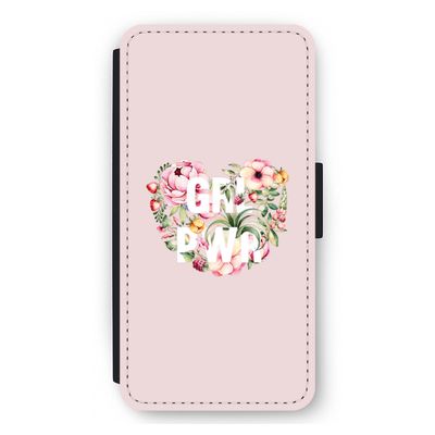 GRL PWR Flower: iPhone 12 Pro Max Flip Hoesje