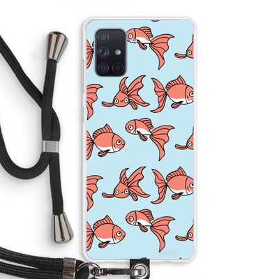 Blub: Samsung Galaxy A71 Transparant Hoesje met koord