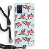 Blub: Samsung Galaxy A71 Transparant Hoesje met koord