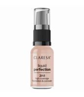 Claresa liquid perfection 2-in-1 concealer en foundation 104 nude 18gr.