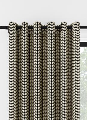 Orla Kiely - Ringgordijn - Tiny Stem Black