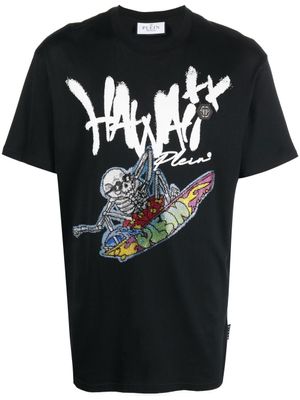 Philipp Plein t-shirt à imprimé graphique - Noir