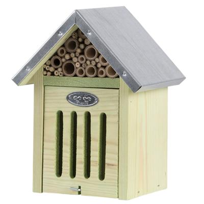 Best for Birds Insectenhotel - hout - 23 cm - Bijen en vlinders nestkastje