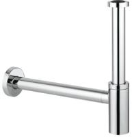 Grohe Universeel design sifon 1 1/4 inch met muurbuis en roset Chroom