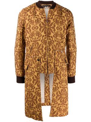 Comme Des Garçons Pre-Owned manteau à design superposé - Tons neutres