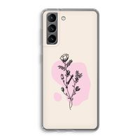 Roses are red: Samsung Galaxy S21 Transparant Hoesje