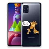 Samsung Galaxy M51 Telefoonhoesje met Naam Giraffe - thumbnail