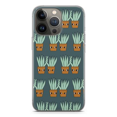 Sansevieria: iPhone 13 Pro Transparant Hoesje