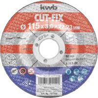 kwb 791150 Doorslijpschijf recht 115 mm 1 stuk(s) Metaal