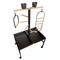 Topmast papegaaienstandaard play zwart