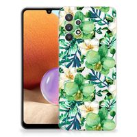 Samsung Galaxy A32 4G | A32 5G Enterprise Editie TPU Case Orchidee Groen