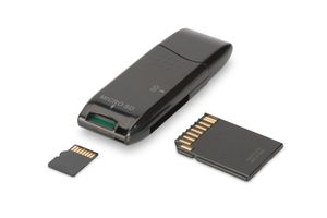 Digitus DA-70310-3 geheugenkaartlezer USB 2.0 Zwart