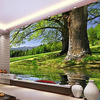 Cool wallpapers muurschildering levensboom landschap behang muursticker bekleding print lijm vereist 3D-effect canvas woondecoratie Lightinthebox
