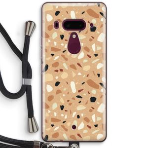 Terrazzo N°17: HTC U12+ Transparant Hoesje met koord