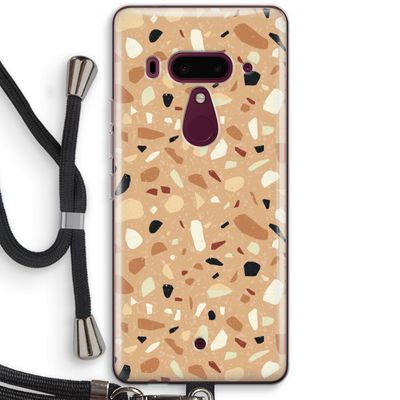 Terrazzo N°17: HTC U12+ Transparant Hoesje met koord