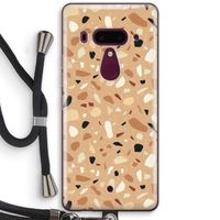 Terrazzo N°17: HTC U12+ Transparant Hoesje met koord
