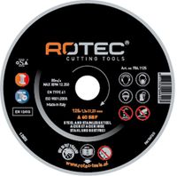 Rotec doorslijpschijven INOX 115x1,3x22,2 A60SX (VPE10) - 7861116