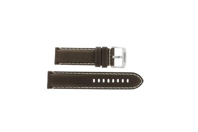 Horlogeband Tissot CHRONO / T1256171604100 / T600044980 Leder Bruin 22mm