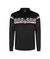 Dale of Norway Moritz Masc Heren Trui Darkcharcoal Raspberry Black XL