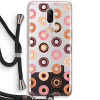 Donuts: OnePlus 6 Transparant Hoesje met koord