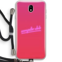 Vice Glow: Samsung Galaxy J7 (2017) Transparant Hoesje met koord