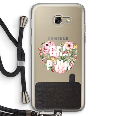 GRL PWR Flower: Samsung Galaxy A5 (2017) Transparant Hoesje met koord