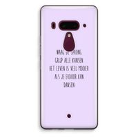 Sprong: HTC U12+ Transparant Hoesje