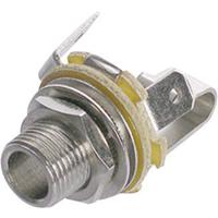 Rean AV NYS 229 Jackplug 6.35 mm Bus, inbouw verticaal Aantal polen: 2 Mono Zilver 1 stuk(s)