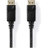 DisplayPort-Kabel | DisplayPort Male | DisplayPort Male | Vernikkeld | 2.00 m | Rond | PVC | Label - thumbnail