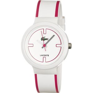 Lacoste horlogeband 2010529 / LC-46-1-29-2224 Rubber Wit 14mm