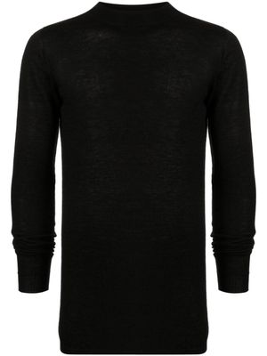 Rick Owens pull en cachemire à effet de transparence - Noir