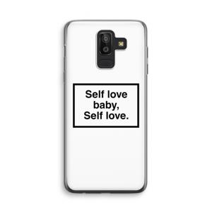 Self love: Samsung Galaxy J8 (2018) Transparant Hoesje