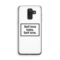 Self love: Samsung Galaxy J8 (2018) Transparant Hoesje
