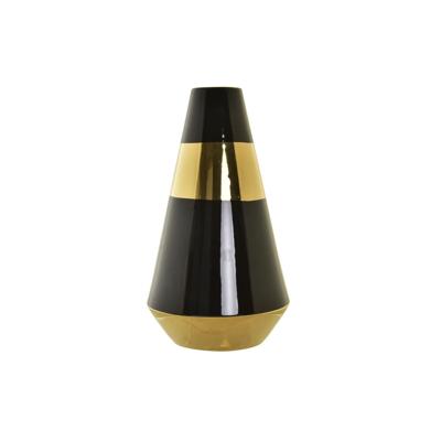 Vaas DKD Home Decor Porselein Gouden Tweekleurig Modern (19 x 19 x 35 cm)