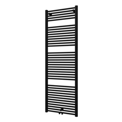 Handdoekradiator Palimi Recht 1775 x 600 mm Mat Zwart